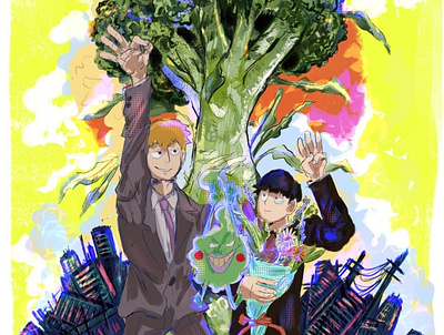 Broccoli anime illustration mob psycho 100 my art