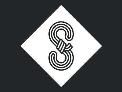 S brand identity letterform lettering logo logogram monogram rope s visualidentity