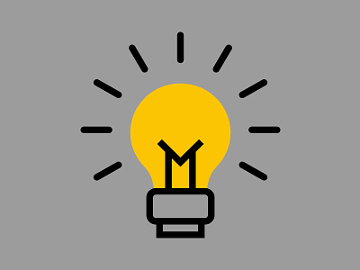 Bulb bulb icon iconography idea illustration illustrator line logo logogram mark minimal vector