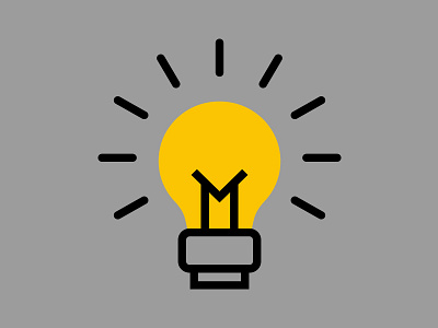 Bulb bulb icon iconography idea illustration illustrator line logo logogram mark minimal vector