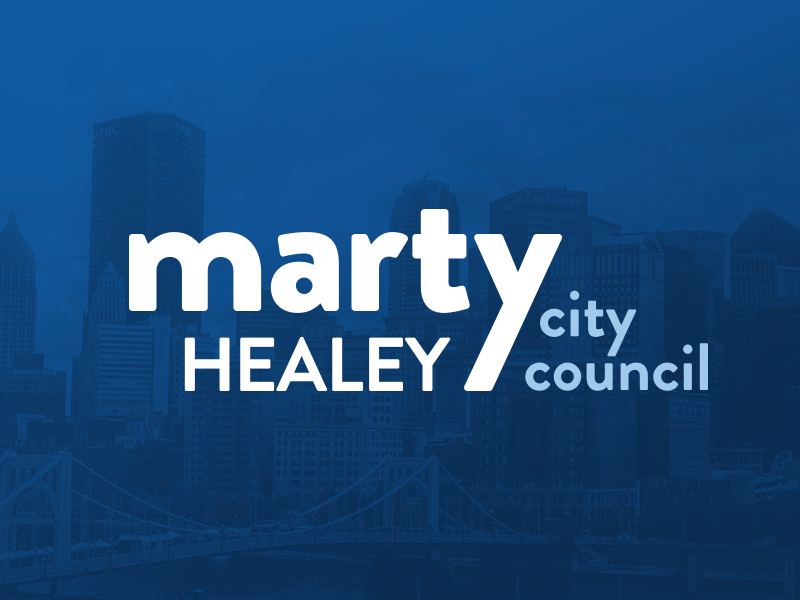 Marty Healey Identity campaign candidate city council democrat democratic identity mayor pittsburgh political campaign politics