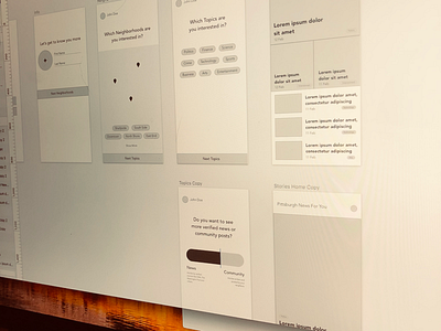 Sketch Wireframes