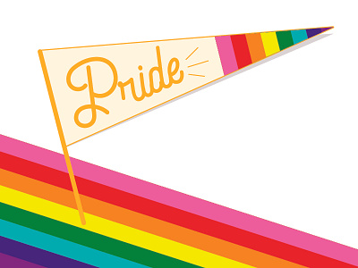 Pride Pennant bi gay gay pride lesbian lgbt pennant pride rainbow trans