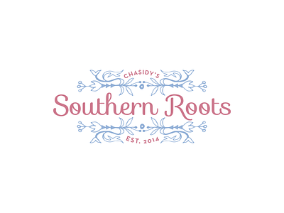 Chasidy's Southern Roots Logo design graphic design logo vector