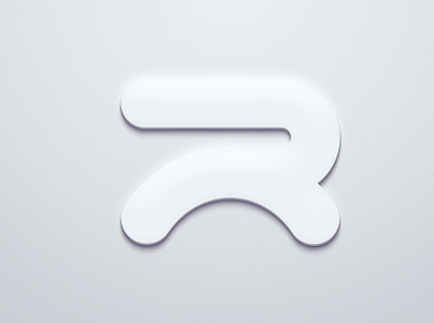 "R" Icon design graphic design icon vector