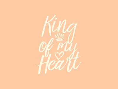 King of my Heart T-Shirt Design