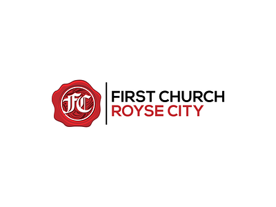 First Church Royce City design graphic design logo vector