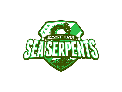 East Bay Sea Serpents graphic design logo vector