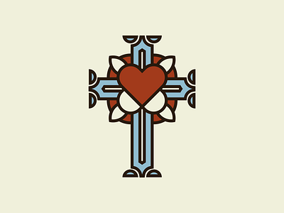 Cross with Heart