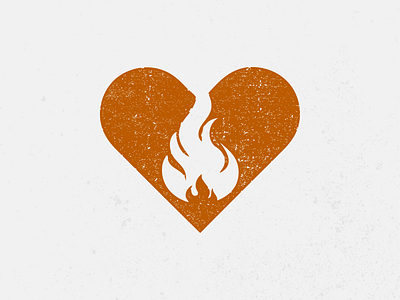 Fire Heart Icon