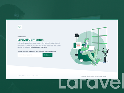 Coming Soon app cameroon coming soon design laravel tailwindcss web