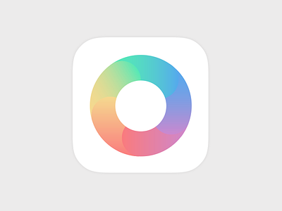 Color wheel iOS icon by Jan Van Echelpoel on Dribbble