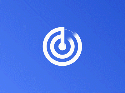 GDPR Tracker — animated logo animation blue gdpr logo motion radar