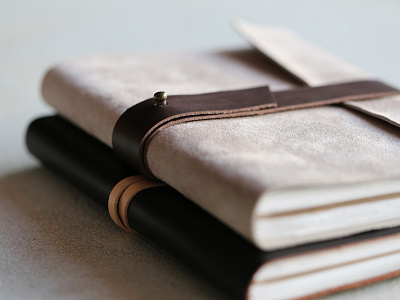 Handmade notebooks by Epok Design curious matter epok design handmade leather notebook paper