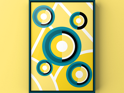 Amarelo geometric vector