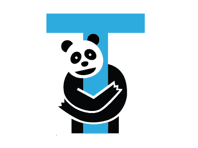 Panda Express business week drop cap lisa frank panda t vector