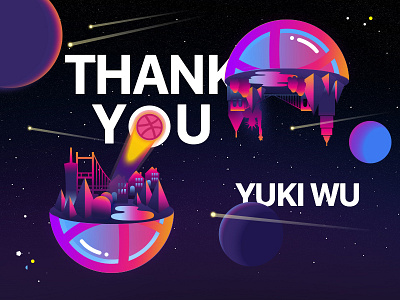 Thank you Yuki Wu dribble invite new york san francisco space starry thank you thanks