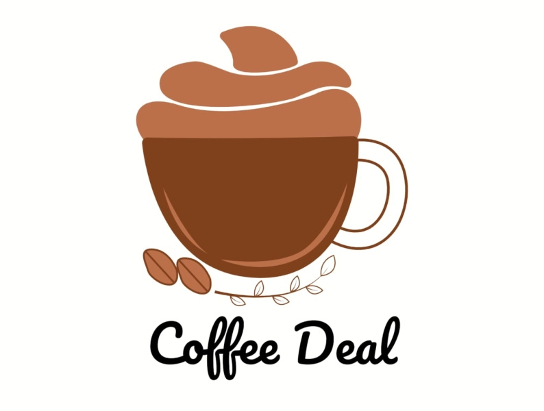 coffee logo design by Basimkarbalaei on Dribbble