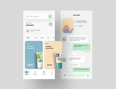 Be Natural app branding design logo ui ux