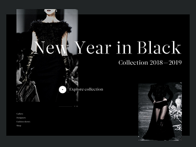 NYE in Black—fashion collection