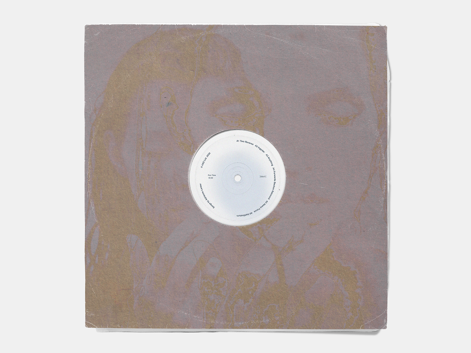 Vinyl Sleeve & Sticker by Caroline Ridings on Dribbble