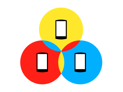 Halp android app blackberry circles colors halp networking pace