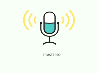 Logo for podcasting application