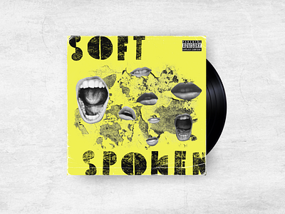 Soft Spoken - Album Cover (concept) album artwork album cover music record player vinyl