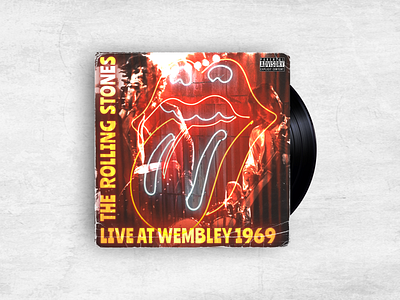 The Rolling Stones: Live At Wembley 1969 (Album Concept) album artwork album cover cover art music records vinyl