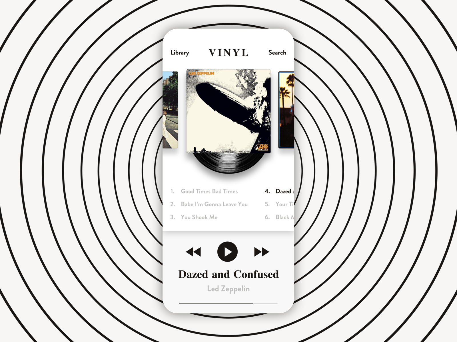 VINYL Music App for Vinyl Record People by Kyle Collins on Dribbble