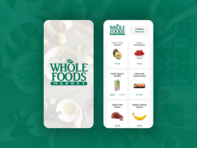 Whole Foods App – Redesign – Order Groceries