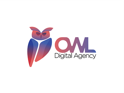 Owl Digital Agency branding graphic design logo vector