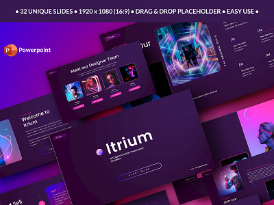 Itrium – NFT PowerPoint Template