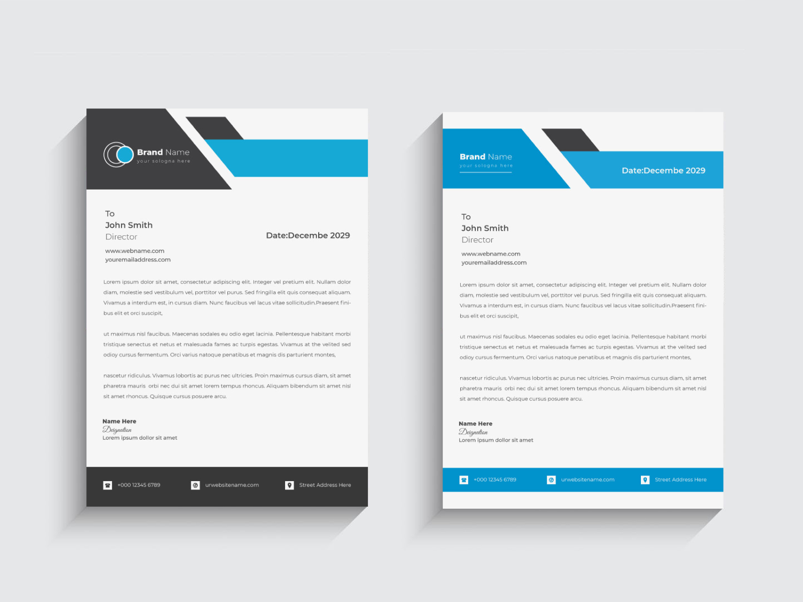 Letterhead Design by Nazmul Hossen on Dribbble