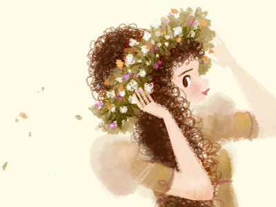 Flowers digital flowers illustration kassandra heller spring