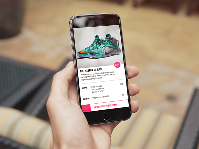 Shopping Screen Concept app concept iphone nike shoes shopping