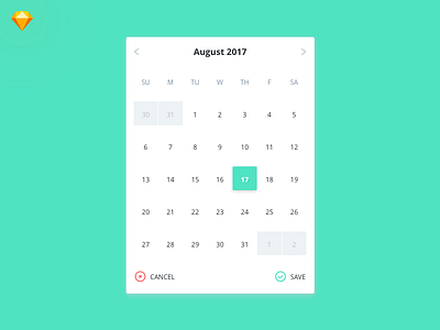 Fresh Calendar UI (Freebie)