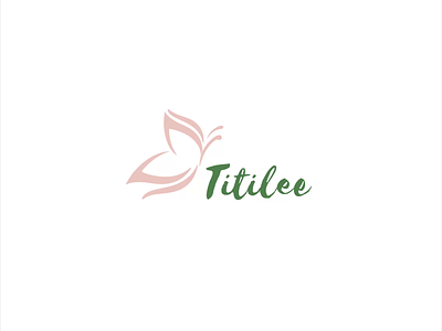 Logo Animation for Titilee 2d animation branding butterfly design fly graphic design greenandpink illustration lineanimation logo motion art motion graphics pen vector