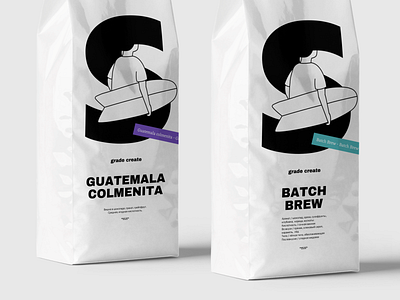 Coffe Pack for Surf Coffee coffee design graphic design pack package