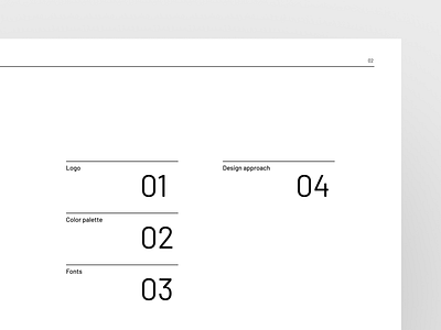 Brand guidline branding design logo