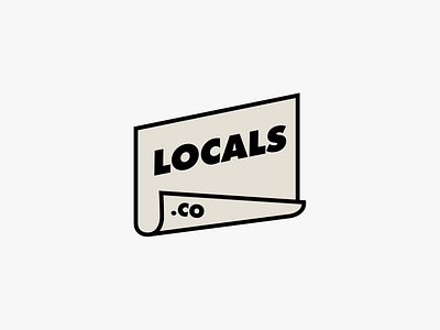 LOCALS logo archive branding design graphic design illustration logo vector