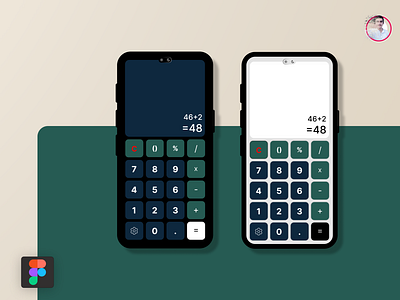 Calculator daily ui design figma graphic design illustration ui ux vector