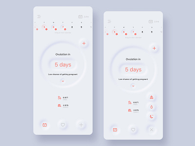 Period calendar concept