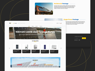 Keranjang Energi - E-Commerce cart e commerce online shop payment solar panel ui ui design ui e commerce ui ux web design web e commerce