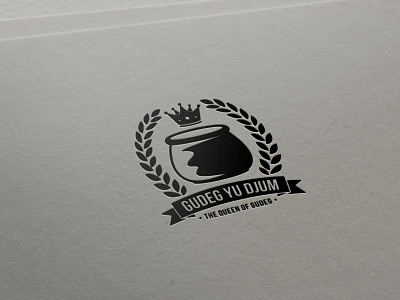 GUDEG YU DJUM black black white food food and drink food illustration indonesia javafood logo restaurant restaurant logo stamp traditional traditional food