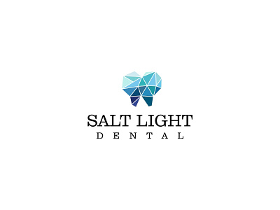 Salt Light Dental crystal dental dental care dentistry health light logo teeth tooth