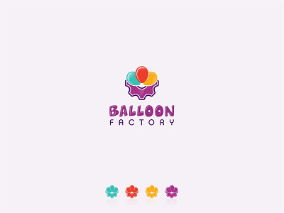 Balloon Factory balloon colorful factory fun gear kids logo