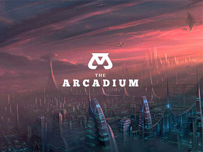 The Arcadium alien animation arcade film game illumination logo music production record studio
