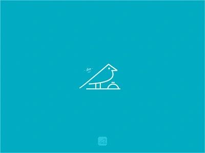 Hotel Booking application bell bird booking hotel lodge logoanimal minimalistlogo monoline room simplelogo ticket