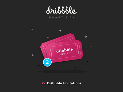 Two Dribbble Invites Giveaway (Closed)